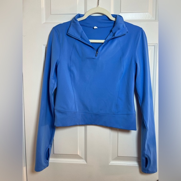 Yogalicious Vibrant Blue‎ Quarter-Zip Jacket Size Medium - Picture 8 of 9